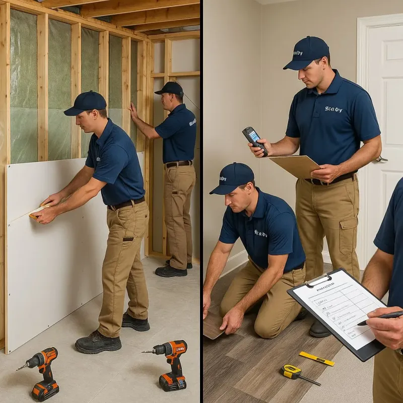 Repairs and Reconstruction process in Vernon, NY